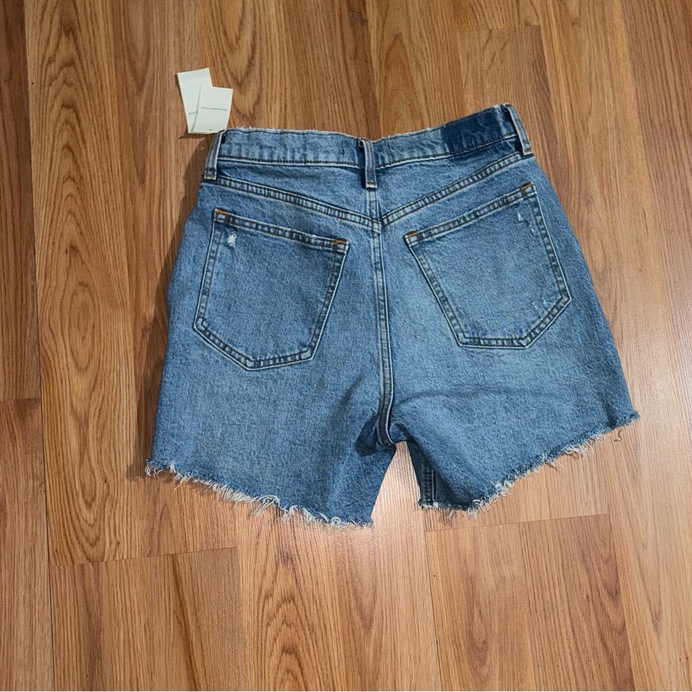 Abercrombie & Fitch Light Blue Jean Shorts - Picture 2 of 3